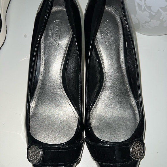 Coach Shoes Coach Black Patent Leather Pumps Poshmark